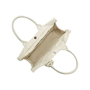 Vince Camuto Women's Orla Tote - Stylish Natural Canvas