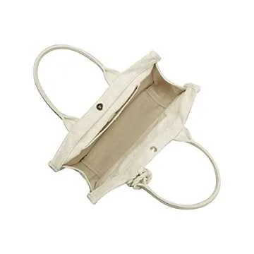 Vince Camuto Women's Orla Tote - Stylish Natural Canvas