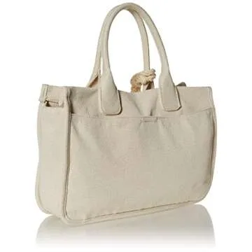 Vince Camuto Women's Orla Tote - Stylish Natural Canvas