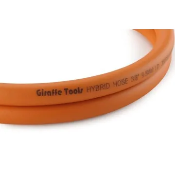 Giraffe Tools Hybrid Air Hose, 3/8 inch x 50 ft, 1/4 in. MNPT Fittings, 300 PSI Heavy Duty, Lightweight Air Compressor Hose