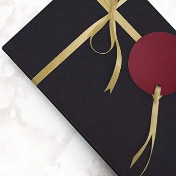 Premium Black Matte Wrapping Paper - 50 Sq Ft Total - JAM Paper