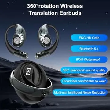 Real Time Language Translator Earbuds for Travel and Business