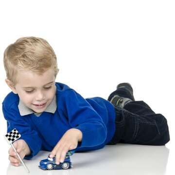 Checkered Flag Lollipops Individually Wrapped - 12 Checkered Race Flag Candy Suckers for Race Car Party Favors, Race Car Birthday Party Supplies - Black and White Checkered Flag Party Supplies