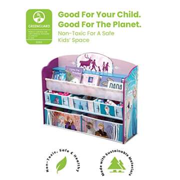 Delta Children Deluxe Book & Toy Organizer