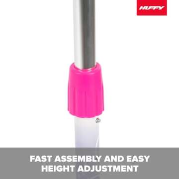 Huffy Disney Princess Electro-Light Inline Scooter for Girls, Ideal for Ages 5+, 2-Wheels, Disney Princess Graphics, Bright LEDs, Durable and Safe, Purple