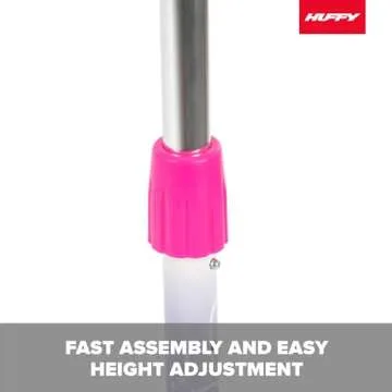 Huffy Disney Princess Electro-Light Inline Scooter for Girls, Ideal for Ages 5+, 2-Wheels, Disney Princess Graphics, Bright LEDs, Durable and Safe, Purple