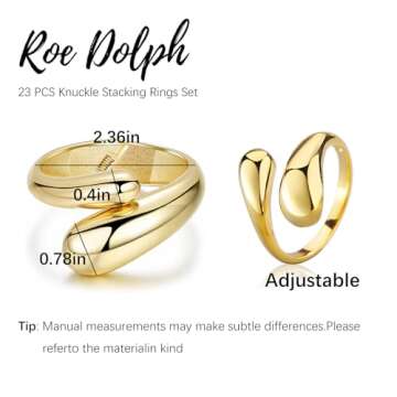 Roe Dolph Gold Chunky Bangle Bracelet for Stylish Women