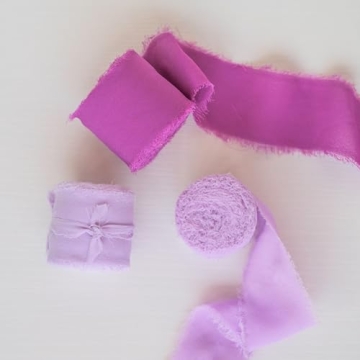 Handmade Fringe Chiffon Ribbon Set for Gifts and Crafts