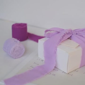 Handmade Fringe Chiffon Ribbon Set for Gifts and Crafts