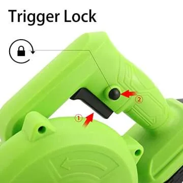 Cordless Leaf Blower, 2-in-1 Portable 21V Lithium Battery 110V Multifunctional Blower for Blowing Leaf, Clearing Dust & Small Trash,Car, Computer Host, Hard to Clean Corner by SHINTYOOL