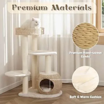 Stylish KAMABOKO Cat Tree for Modern Indoor Cats