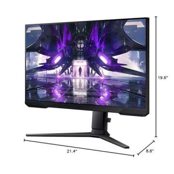 SAMSUNG Odyssey G3 FHD Gaming Monitor, 144hz, HDMI, Vertical Monitor, AMD FreeSync Premium, G30A (LS...