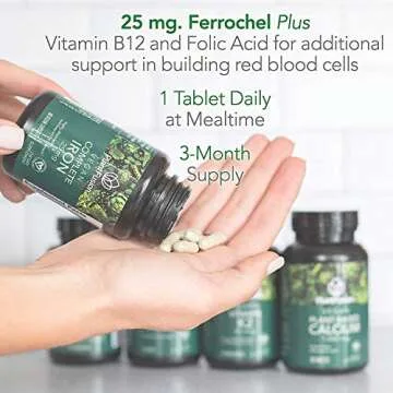 PlantFusion 25mg Vegan Iron Capsules - Natural Support