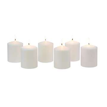 Long Lasting Unscented 3x4 Stonebriar Pillar Candles