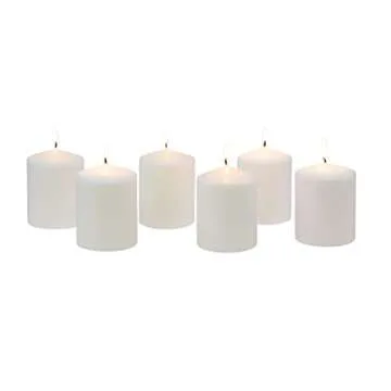 Long Lasting Unscented 3x4 Stonebriar Pillar Candles