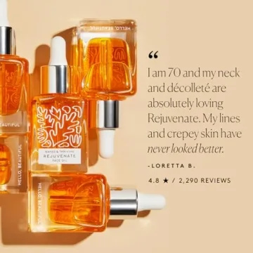 Naked & Thriving Rejuvenate Restorative Face Oil | Organic, Vegan, & Naturally-Derived Skin Care | Reduce the Look of Wrinkles and Moisturize Skin (1.18 oz/35 mL)