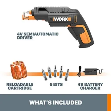 Worx 4V Electric Screwdriver for Easy DIY Tasks