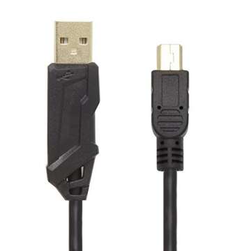 AllEASY 15ft Mini USB Cable - High-Speed Type A to Mini USB Charging Cable