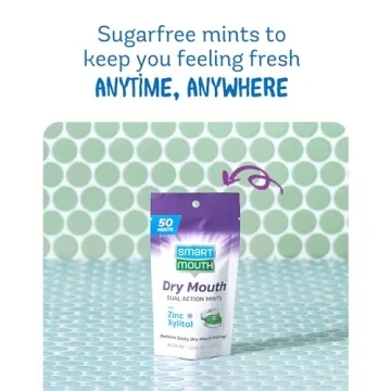 SmartMouth Dry Mouth Mints - Sugar-Free Hydration in 3 Packs
