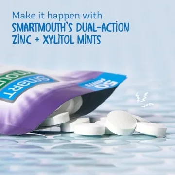 SmartMouth Dry Mouth Mints - Sugar-Free Hydration in 3 Packs