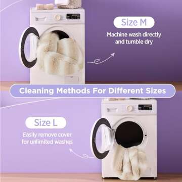 Lesure Cute Cat Couch Bed - Furry Indoor Cat Sofa Large, Washable Calming Small Dog Beds for Puppy with Fashion Design, 26x21x9inches, Beige Stripe