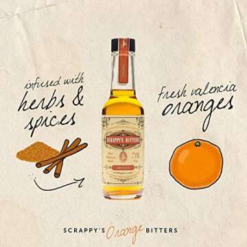 Scrappy's Orange Bitters - Organic Cocktail Enhancer