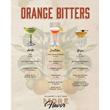 Scrappy's Orange Bitters - Organic Cocktail Enhancer