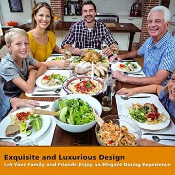 Matte Black Silverware Set For Elegant Dining - 40 Pieces