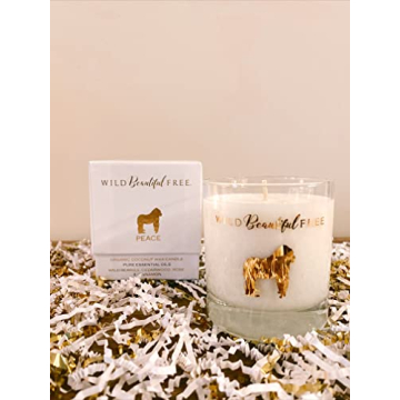 Luxury Wild Berry Rose Candle for Balance and Relaxation