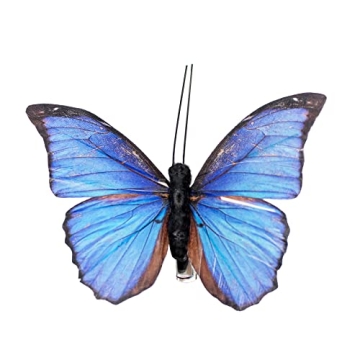 Handmade Feather Butterflies Set for Craft & Home Decor