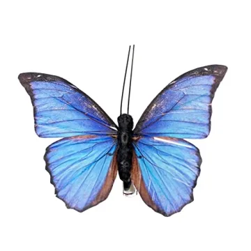 Handmade Feather Butterflies Set for Craft & Home Decor