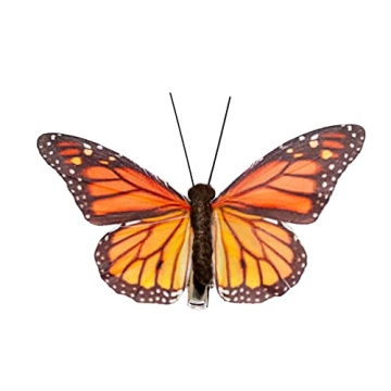 Handmade Feather Butterflies Set for Craft & Home Decor