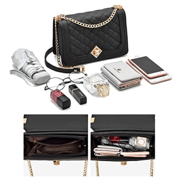 Trendy Quilted Crossbody Bag for Women Stylish Handbag