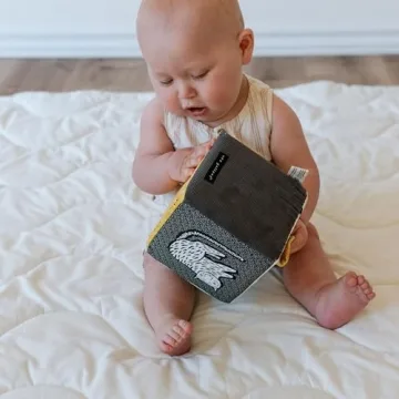 Wee Gallery Jungle Soft Block - Sensory Baby Toy for All Ages