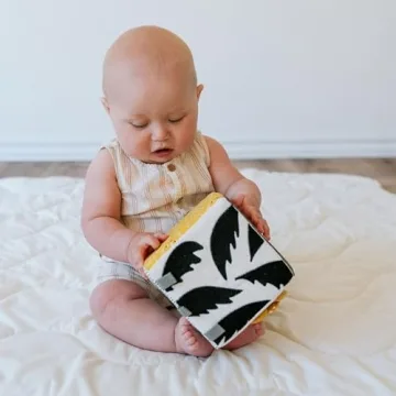 Wee Gallery Jungle Soft Block - Sensory Baby Toy for All Ages