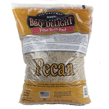 Pecan Flavor BBQR's Delight Smoking BBQ Pellets 20 Pounds