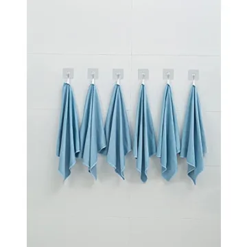 Affordable Puomue Microfiber Glass Cleaning Cloths Pack