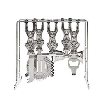 Godinger Monkey Barware Bar Tool Set - 6 Piece Set
