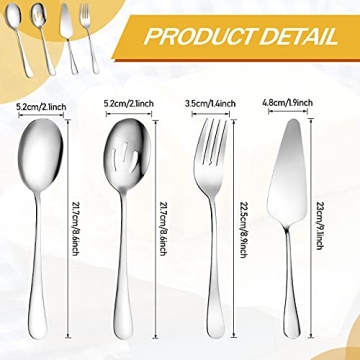 Tanlade 19 Pcs Stainless Steel Serving Set for Any Occasion