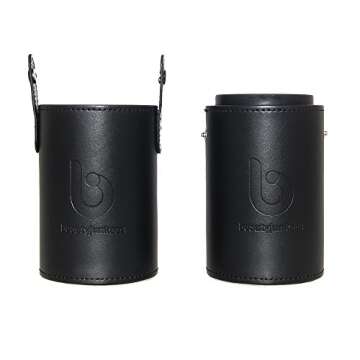 Beauty Junkees Vegan Leather Makeup Brush Holder  Organizer