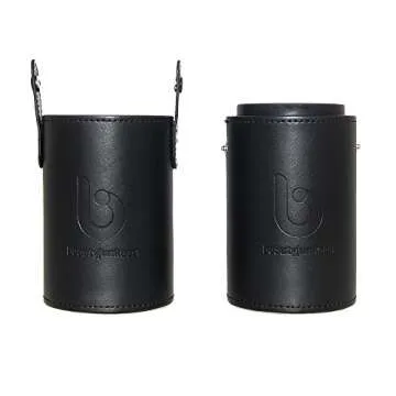 Beauty Junkees Vegan Leather Makeup Brush Holder  Organizer