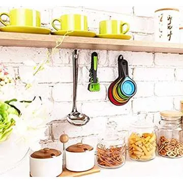 Collapsible Measuring Cups & Spoons Set - 8pcs Silicone