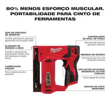 Milwaukee 2447-20 M12 Cordless Crown Stapler