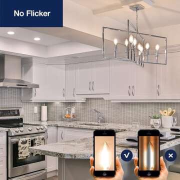 FLSNT Dimmable 40W Equivalent LED Bulbs - 6 Pack Warm White