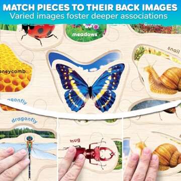 QUOKKA Montessori Puzzles for Kids 1-4 - Engaging Learning Toy