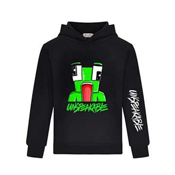 shumintaojin Boys Hoodie and Trousers 2 Piece Pullover Sweatshirt Suit for Girls School Casual Novel...