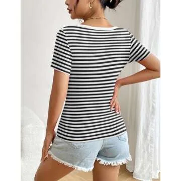 Zeagoo Women's Short Sleeve T Shirts for Summer Style