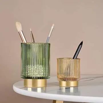 Elegant CANITORON Makeup Brush Holder for Home & Office