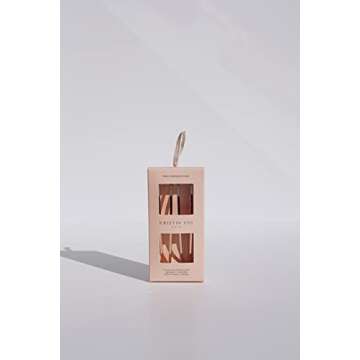 Kristin Ess French Pin Set of 2 - U Shaped French Hair Pins for Buns, Chignons, Wedding Updo Hairstyles and Top Knots - Hair Styling Accessories for Women - Gold