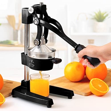 Zulay Kitchen Cast-Iron Citrus Juicer for Easy Juicing